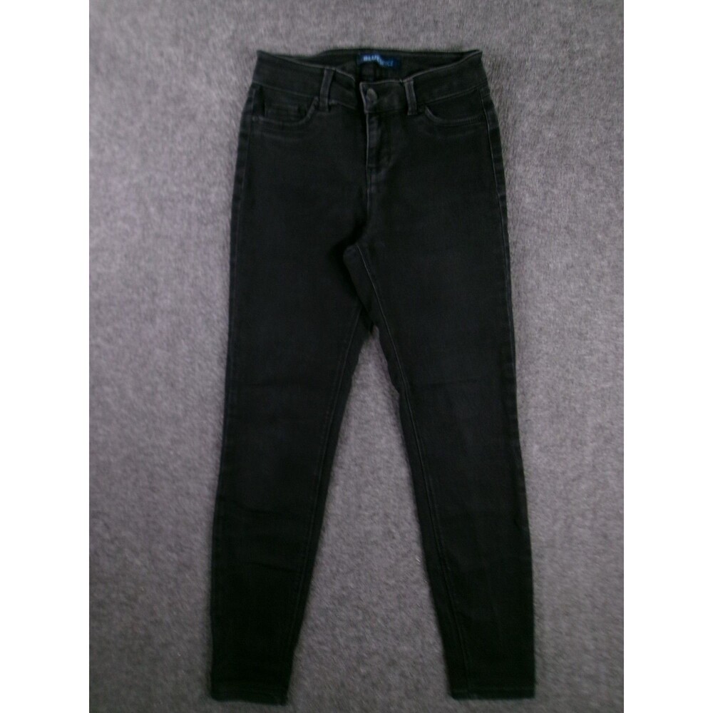 Blue Spice Jeans Women 1 Black Mid Rise Skinny Dark Wash Capsule Causal